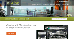 Desktop Screenshot of evolveonlinemarketing.com
